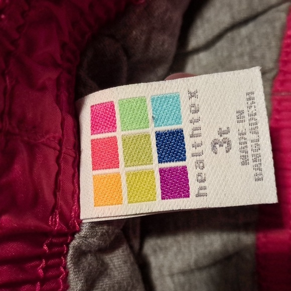 Healthtex boys size 3T elastic waisted, red lined wind pants Euc - Picture 2 of 5